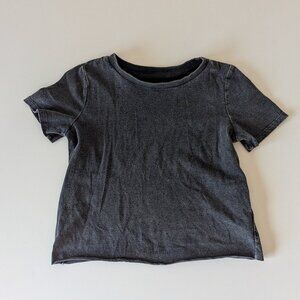 Art Class Girls Cropped Vintage Look Tee Size S VGUC